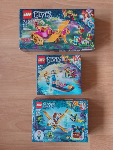 Zdjęcie oferty: Lego Elves 41186, 41181, 41190