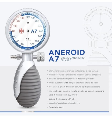 Zdjęcie oferty: AIESI Profesjonal ciśnieniomierz ręczny ANEROID A7