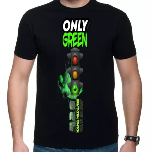 Zdjęcie oferty: Koszulka 420 - tylko zielone (only green)