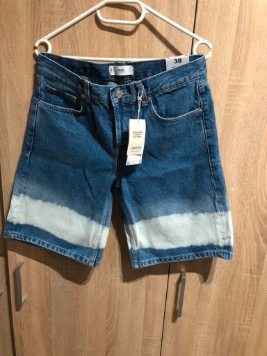 Zdjęcie oferty: Nowe jeansy bawełna spodenki damskie Mango 38 M 