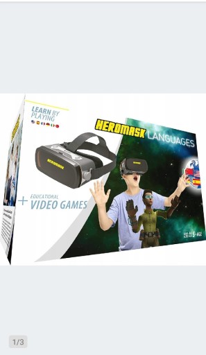 Zdjęcie oferty: Okulary gogle VR HEROMASK języki 