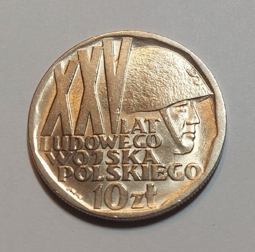 Zdjęcie oferty: 10 złotych 1968 - XXV lat LWP (st.1)