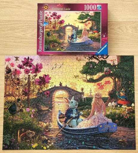 Zdjęcie oferty: Puzzle Ravensburger 1000 elementów - LOOK and FIND -  Zaczarowana kraina 