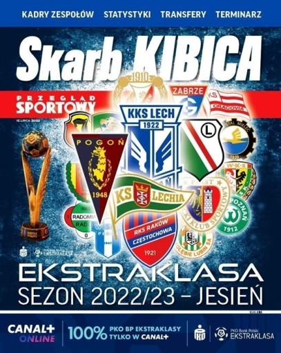 Zdjęcie oferty: Skarb Kibica - EKSTRAKLASA sezon 2022/23 jesień