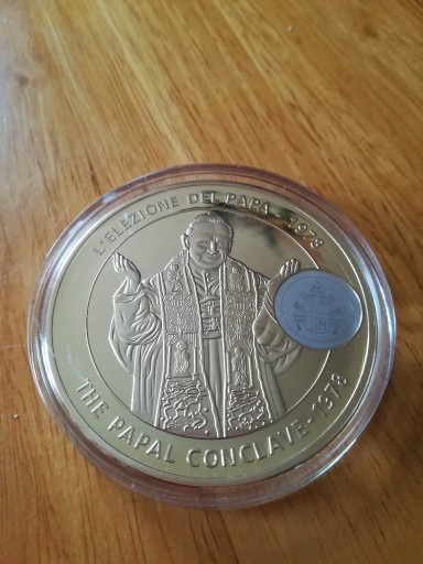 Zdjęcie oferty: Medal Życie Papieża Jana Pawła II - Wybór Papieża