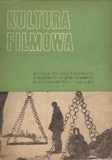 Zdjęcie oferty: Kultura Filmowa - nr 4-5 (140-141) 1970 r.