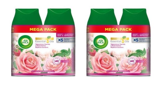 Zdjęcie oferty: AIR WICK Freshmatic Tajemnicze Ogrody 4x250 ml