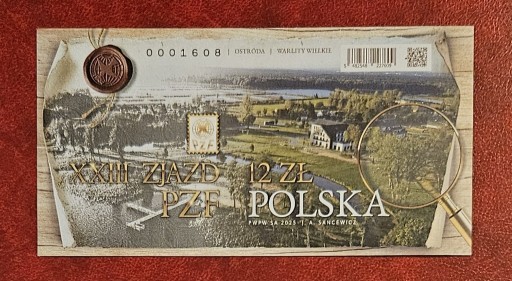 Zdjęcie oferty: Blok 394 A**  cięty. XXIII Zjazd Polskiego Związku Filatelistów.