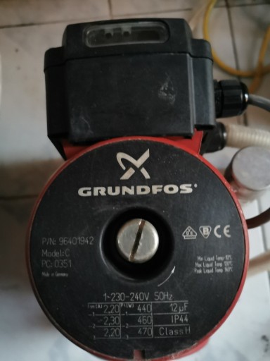 Zdjęcie oferty: Pompa obiegowa Grundfos 230-240 V, 50 Hz kołnierz