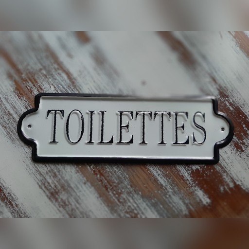 Zdjęcie oferty:  tabliczka ozdobna  na drzwi  toilettes,chambre