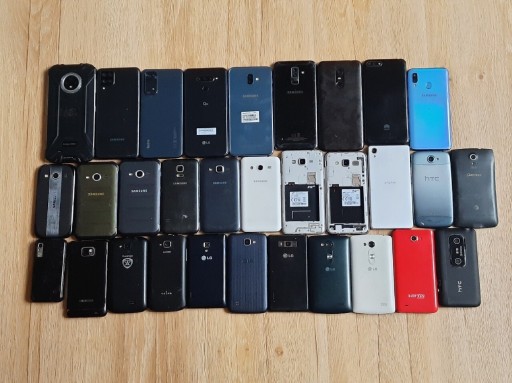 Zdjęcie oferty: Duży zestaw telefonów 31 sztuk Samsung, redmi, LG, sony, huawei 