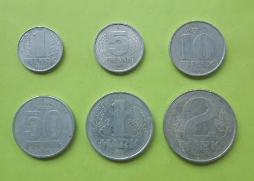 Zdjęcie oferty: Niemcy NRD zestaw monet 