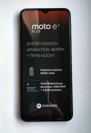 Zdjęcie oferty: Atrapa telefonu Motorola E7 plus