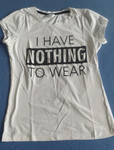 Zdjęcie oferty: T-shirt "I have nothing to wear"