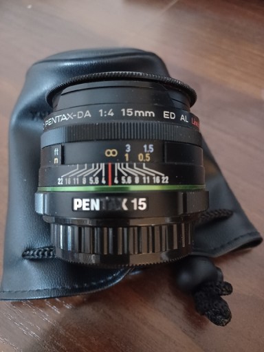 Zdjęcie oferty: Obiektyw Pentax-DA 15mm, F4 ED AL Limited