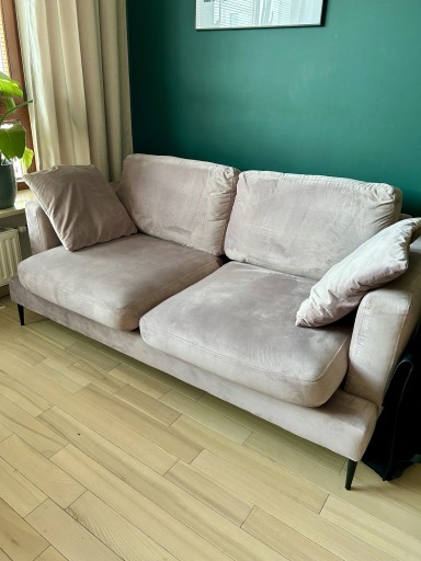 Zdjęcie oferty: Sofa Kanapa Dwuosobowa, piękny szary róż, Wygodna 