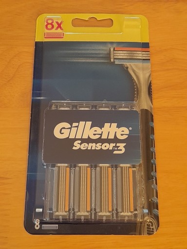 Zdjęcie oferty: Gillette Sensor 3 wkłady do maszynki 8 sztuk 