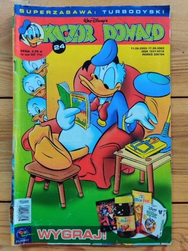 Zdjęcie oferty: Komiks Kaczor Donald nr 24 2003 r.