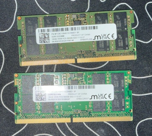 Zdjęcie oferty: Kość 1x16GB DDR5 5600 MT/s