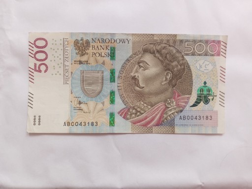 Zdjęcie oferty: Banknot 500zł 