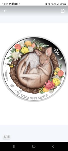 Zdjęcie oferty: Dreaming Down Under 1/2 uncji Srebra Proof komplet seri 5 monet  