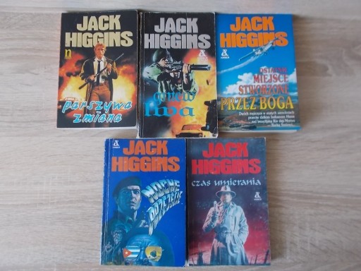 Zdjęcie oferty: Jack Higgins Czas umierania i inne. 5 sztuk