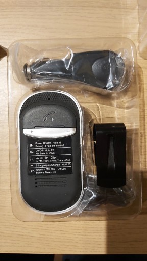 Zdjęcie oferty: Transmiter Bluetooth zestaw głośnomówiący  FM 