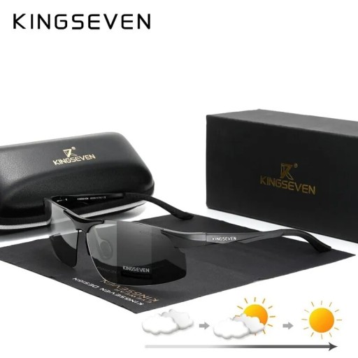 Zdjęcie oferty: Okulary Kingseven N9126 spolaryzowane UV400 czarne