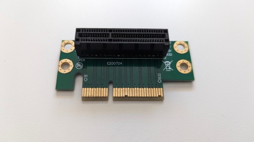 Zdjęcie oferty: Adapter/Riser 90st. PCI-e 4x 