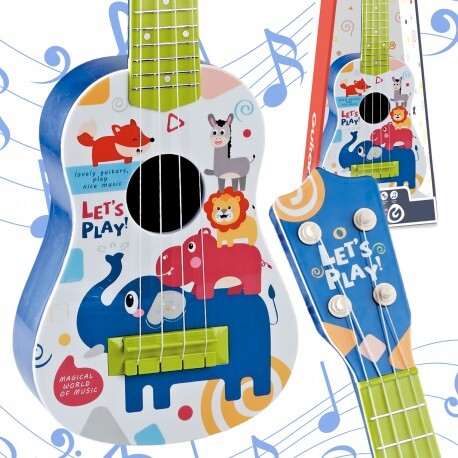 Zdjęcie oferty: WOOPIE Gitara Klasyczna dla Dzieci Niebieska 57cm