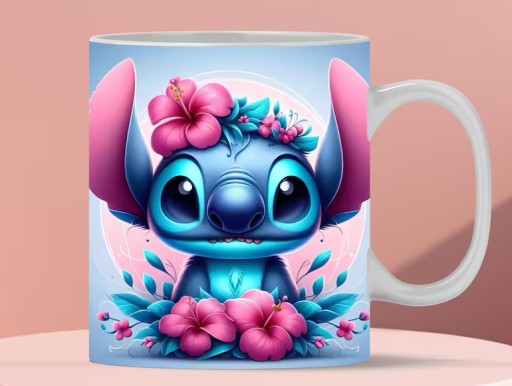 Zdjęcie oferty: Kubek nadruk STITCH Disney prezent śmieszny gadżet