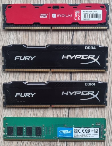 Zdjęcie oferty: Pamięć RAM DDR4 4x4GB