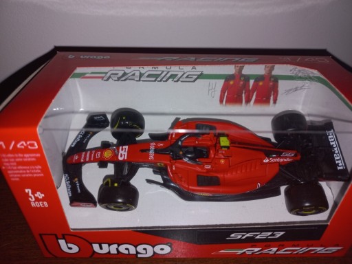 Zdjęcie oferty: Bburago bolid Ferrari SF23, C. Sainz, 1:43