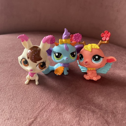 Zdjęcie oferty: Littlest Pet Shop trzy figurki zabawki dla dzieci