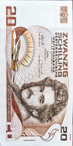 Zdjęcie oferty: AUSTRIA 20 Shillings Banknote World Paper Money UN