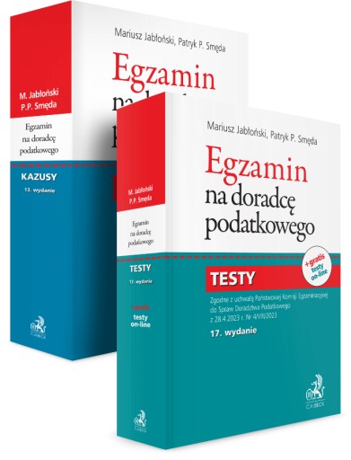 Zdjęcie oferty: Egzamin na doradcę podatkowego kazusy+testy