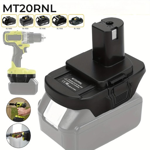 Zdjęcie oferty: Adapter akumulatorów Makita 18V do Ryobi MT20RNL Przejściówka Konwerter