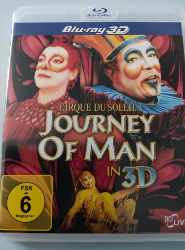 Zdjęcie oferty: CIRQUE DU SOLEIL (BLU-RAY 3D-2D) JOURNEY OF MAN 3D