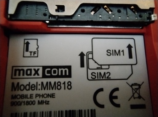 Zdjęcie oferty: MAX-Com dual sim MM818