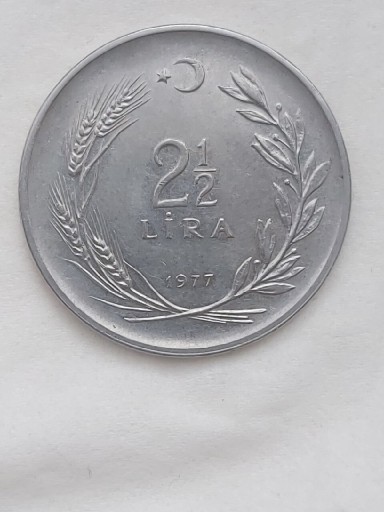 Zdjęcie oferty: 137 Turcja 2 1/2 liry, 1977