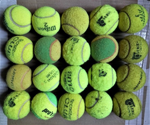 Zdjęcie oferty: 10 używanych piłek tenisowych różnych marek. 