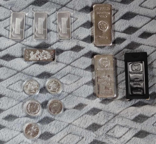 Zdjęcie oferty: Srebrne monety, sztabki, sztaby i monety 2zł