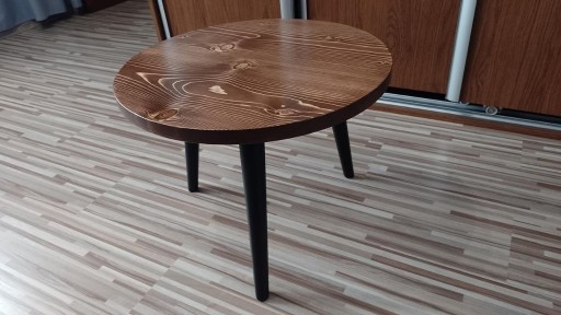 Zdjęcie oferty: stolik kawowy okrągły drewniany stół drewna B01