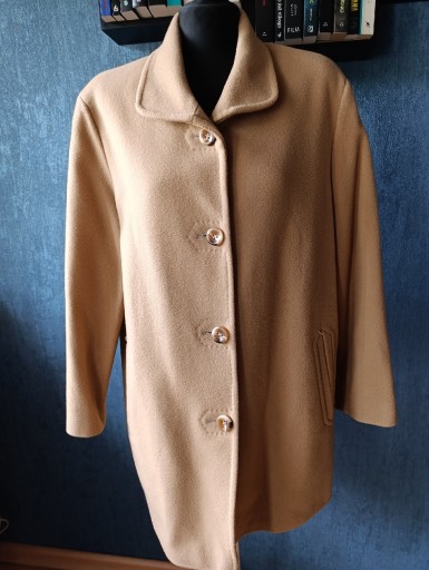 Zdjęcie oferty: Wiosenny płaszcz wełna kaszmir XL XXL 