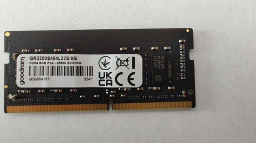 Zdjęcie oferty: Pamięć RAM DDR4 Goodram GR3200S464L22S/8G 8 GB