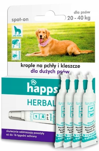 Zdjęcie oferty: Krople na pasożyty Happs Herbal + gratisik