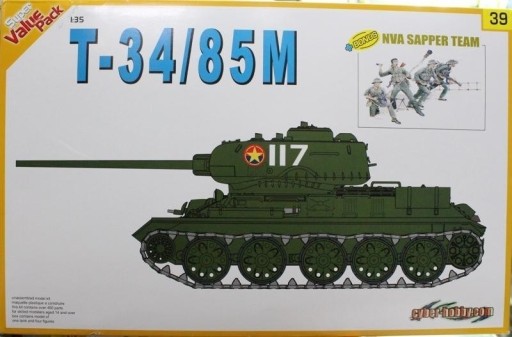 Zdjęcie oferty: Czołg T-34/85M Dragon 9139 VIETNAM