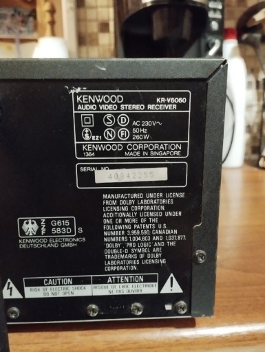 Zdjęcie oferty: Amplituner Kenwood kr-v6060