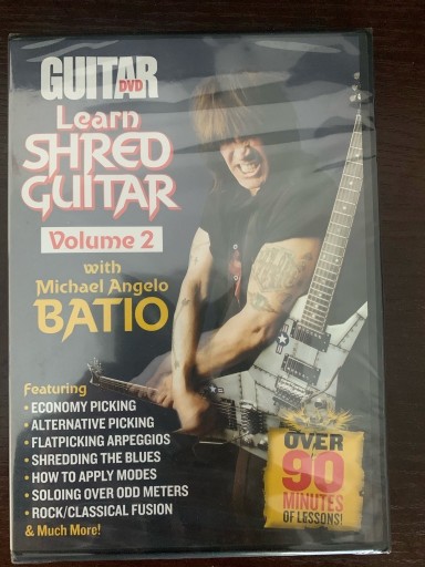 Zdjęcie oferty: LEARN SHRED GUITAR VOLUME 2 MICHAEL ANGELO BATIO 