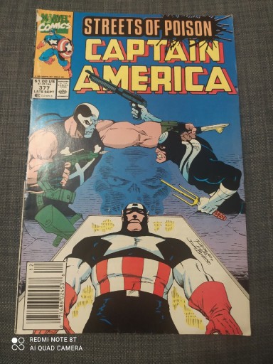 Zdjęcie oferty: Komiks Captain America #377 1990